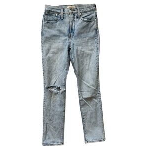 Madewell The Perfect Vintage Cropped Jean With Distressed Details